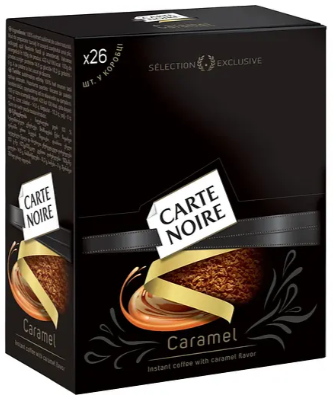 Кава розчинна Carte Noire Caramel 1.8 г х 26 шт